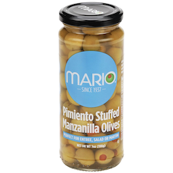 Manzanilla Olives with Pimentos