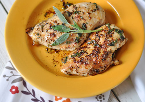 Easy Chicken Breast Recipe with Sage and Thyme