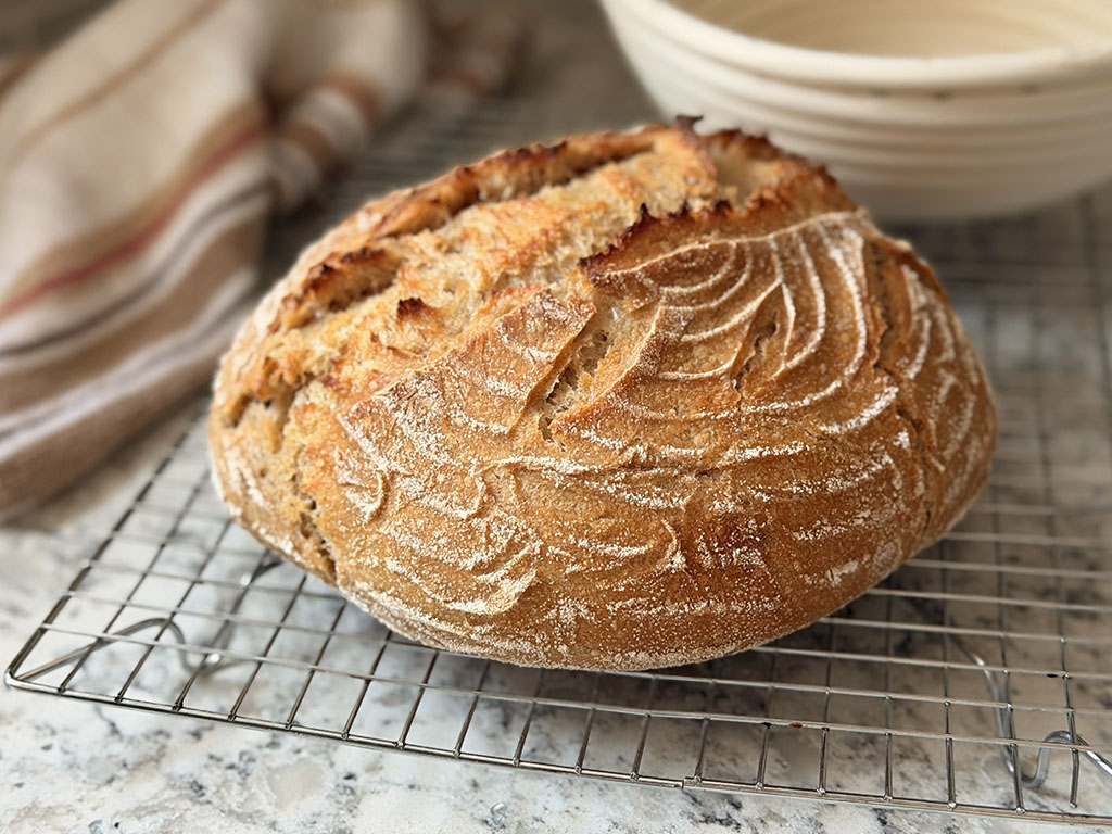Easy Homemade Sourdough Bread in a Dutch Oven