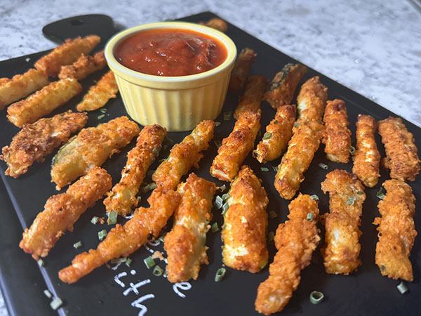 Easy Oven Baked Parmesan Zucchini Sticks Recipe