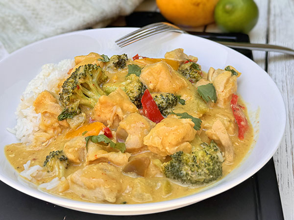 Mango Chicken Curry Recipe with Thai-Mex Fusion