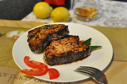Marinated Seared Tuna Steaks image