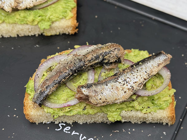 Quick Avocado and Canned Sardine Sandwich Recipe