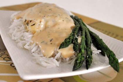 Baked Cod with Creamy Sauce image