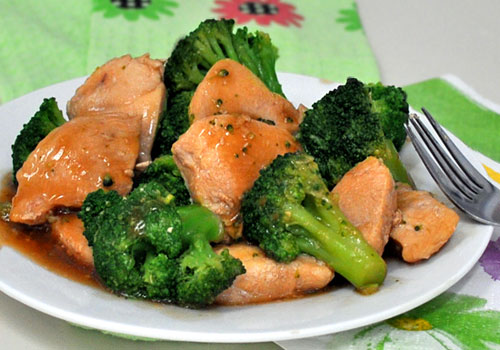 Chicken Breast and Broccoli Stir-Fry
