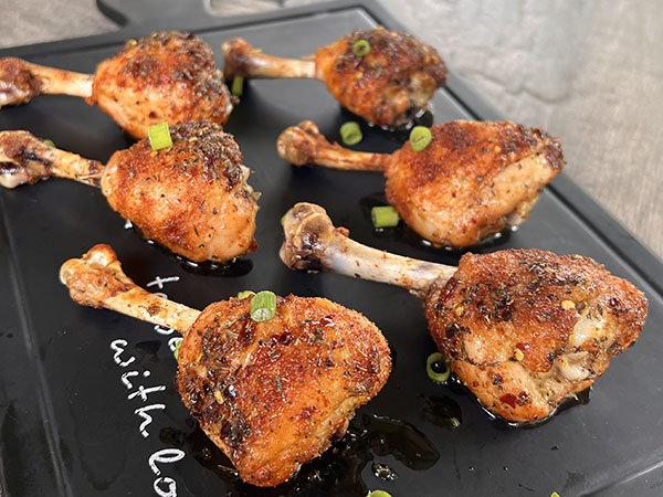 Spiced Chicken Lollipops with Flavorful Ghee Sauce